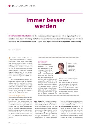 Vorschauseite 1: Immer besser werden