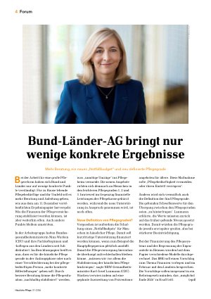 Vorschauseite 1: Bund-Länder-AG bringt nur wenige konkrete Ergebnisse
