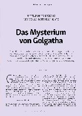Vorschauseite 2: Das Mysterium von Golgatha