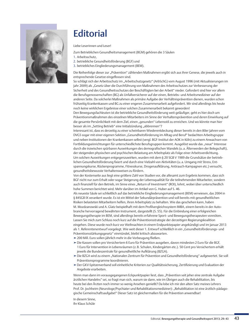 Vorschauseite 1: Editorial