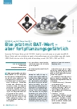 Vorschauseite 1: Blei jetzt mit BAt-Wert – aber fortpflanzungsgefährlich