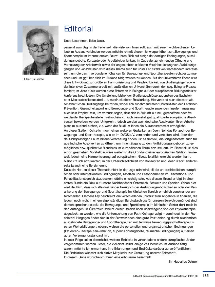 Vorschauseite 1: Editorial