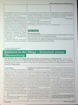 Vorschauseite 3: Aktuelles und Wichtiges aus dem Berufsrecht