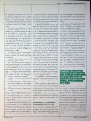 Vorschauseite 5: Aktuelles und Wichtiges aus dem Berufsrecht
