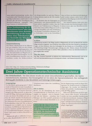 Vorschauseite 6: Aktuelles und Wichtiges aus dem Berufsrecht