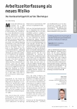 Vorschauseite 1: Arbeitszeiterfassung als neues Risiko: Das Bundesarbeitsgericht auf der Überholspur