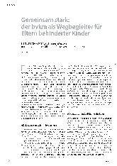 Vorschauseite 1: Gemeinsam stark: der bvkm als Wegbegleiter für Eltern behinderter Kinder