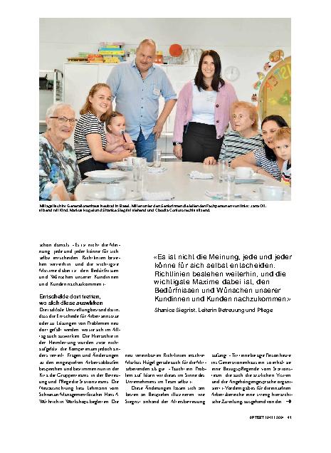 Vorschauseite 2: Hand in Hand für Kinder und ältere Menschen
