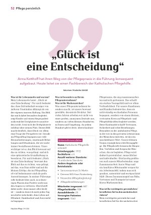 Vorschauseite 1: „Glück ist eine Entscheidung“