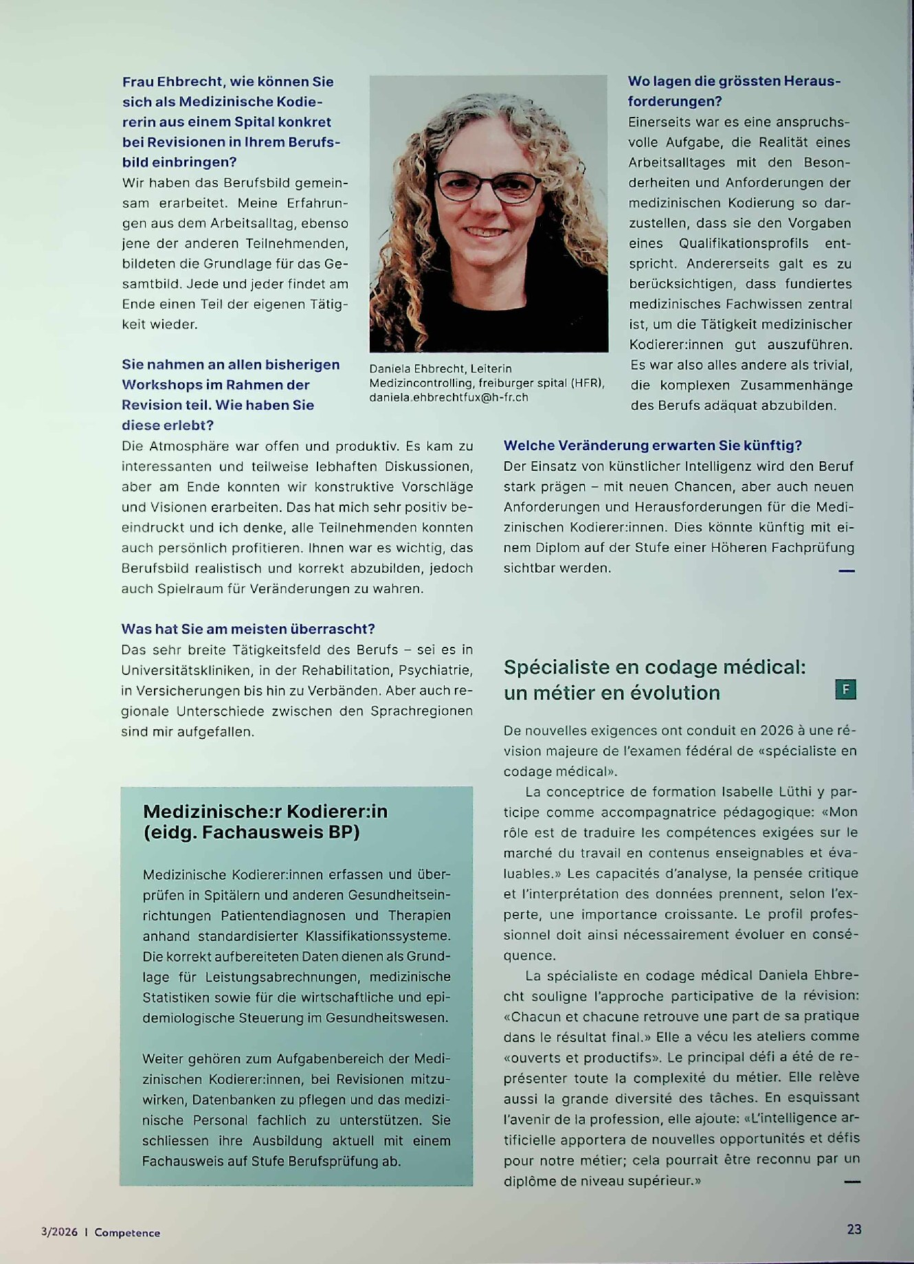 Vorschauseite 2: Medizinische: r Kodierer: in: Revision der Berufsprüfung