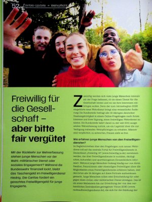 Vorschauseite 1: Freiwillig für die Gesellschaft - aber bitte fair vergütet
