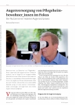 Vorschauseite 1: Augenversorgung von Pflegeheimbewohner_innen im Fokus: Der Nutzen einer mobilen Augenarztpraxis