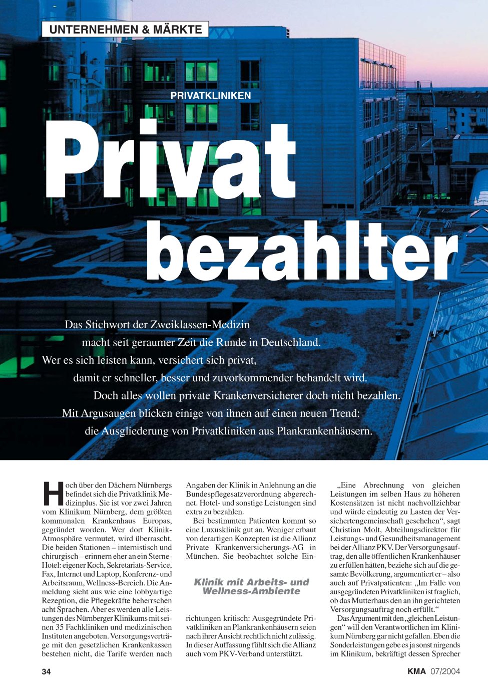 Vorschauseite 1: Privat bezahlter Luxus