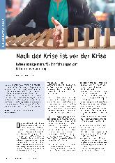 Vorschauseite 1: Nach der Krise ist vor der Krise: Krisenmanagement für Einrichtungen der Patientenversorgung.