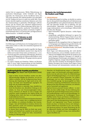 Vorschauseite 2: Sensibilität und Toleranz . Das Antistigmamodul von Irre menschlich Hamburg