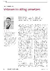 Vorschauseite 1: Visionen im Alltag umsetzen