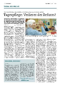 Vorschauseite 1: Tagespflege: Verlierer der Reform?