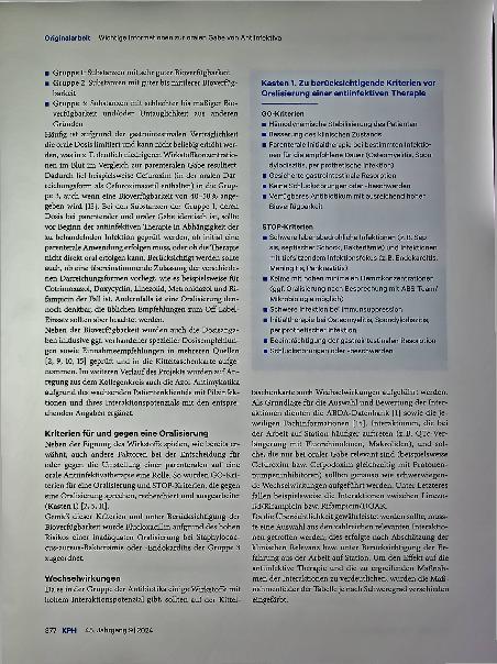 Vorschauseite 3: Wichtige Informationen zur oralen Gabe von Antiinfektiva