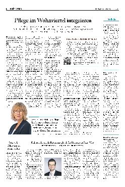 Vorschauseite 1: Pflege im Wohnviertel integrieren