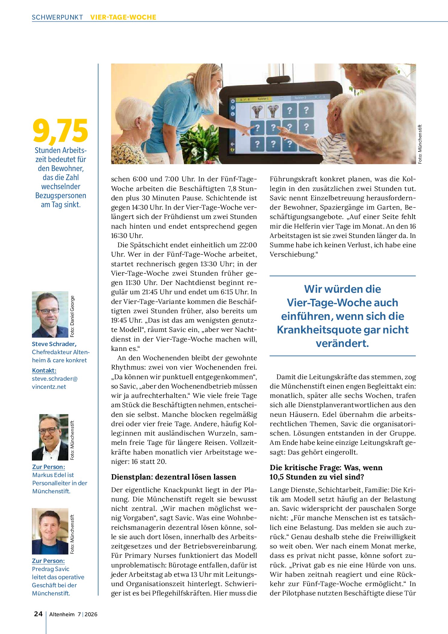 Vorschauseite 3: Vom Pilotprojekt zum Regelbetrieb