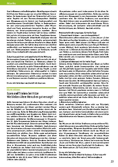 Vorschauseite 2: InnovationsCommunity Urban Health Gemeinsam für gesündere und gerechtere Städte