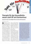 Vorschauseite 1: Therapie für das Gesundheitswesen statt OP im Krankenhaus