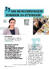 Vorschauseite 1: "300 Bewerbungen innerhalb 24 Stunden"