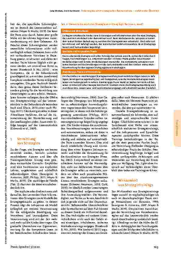 Vorschauseite 4: Förderung des aktiv-strategischen Textverstehens – einführender Überblick