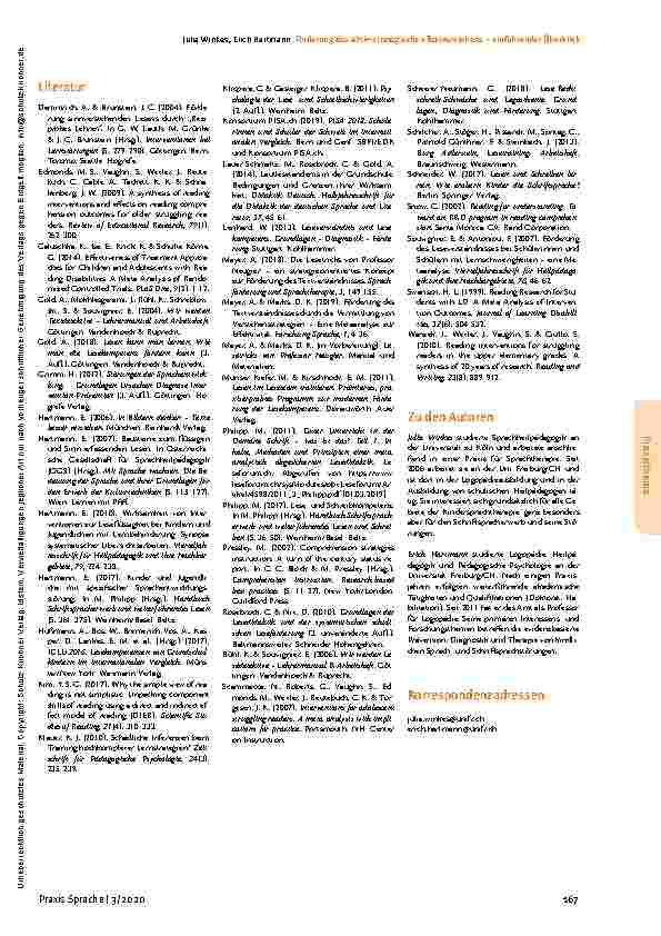 Vorschauseite 6: Förderung des aktiv-strategischen Textverstehens – einführender Überblick