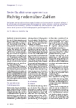 Vorschauseite 1: Serie: Qualitätsmanagement 2.0 Richtig reden über Zahlen