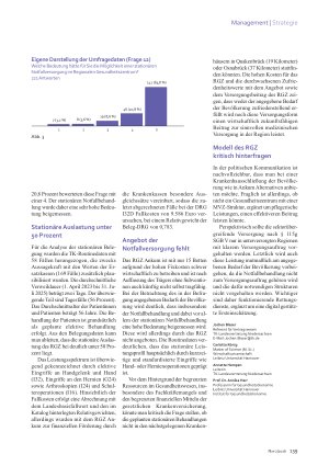 Vorschauseite 4: Regionale Gesundheitszentren Bisher negative Bilanz
