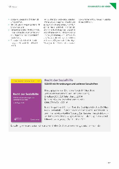 Vorschauseite 2: Arbeitskreis Grundsicherung und Sozialhilfe
