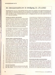 Vorschauseite 1: 30. Osteoporoseforum: St. Wolfgang, 23.-25.6.2022