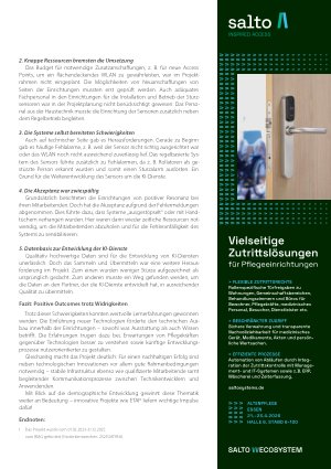 Vorschauseite 3: KI in der Pflegepraxis: Wenn die Infrastruktur zur Stolperfalle wird – Erkenntnisse aus dem ETAP-Projekt