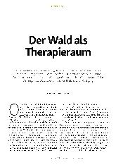 Vorschauseite 1: Der Wald als Therapieraum