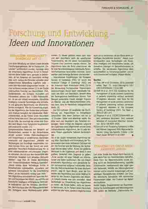 Vorschauseite 1: Forschung und Entwicklung - Ideen und Innovationen