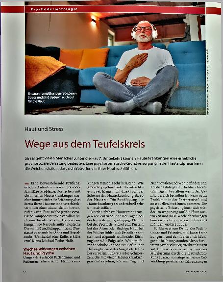 Vorschauseite 1: Haut und Stress - Wege aus dem Teufelskreis