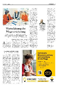 Vorschauseite 1: Wertschätzung der Pflegeversicherung