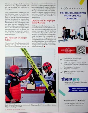 Vorschauseite 4: Ein großer Sprung nach vorne Wie Physiotherapie den Skispringern Höhenflüge ermöglicht