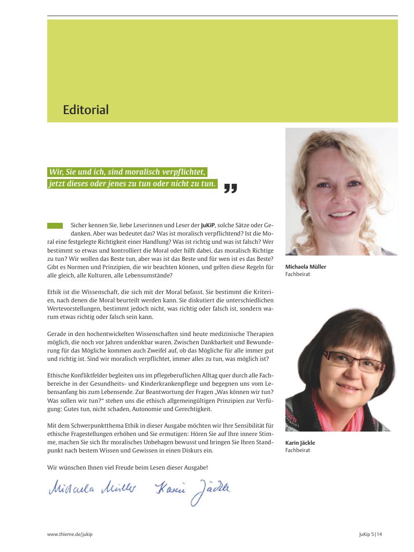 Vorschauseite 1: Editorial