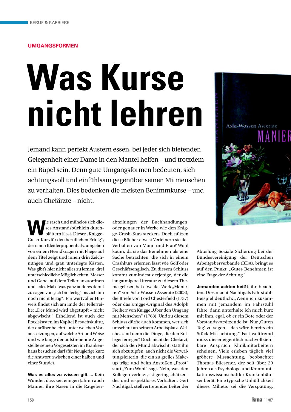 Vorschauseite 1: Was Kurse nicht lehren