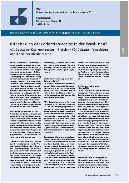Vorschauseite 1: Orientierung oder orientierungslos in der Revolution?