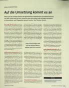 Vorschauseite 1: Auf die Umsetzung kommt es an.