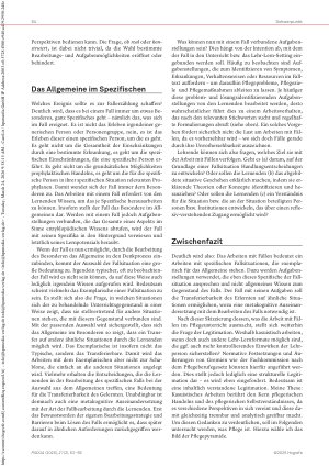 Vorschauseite 2: Fälle im Pflegeunterricht: Ein Plädoyer Zwischen Kontrolle und Kontingenz