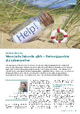 Vorschauseite 1: Unfallstelle unbekannt. Wenn jede Sekunde zählt – Rettungspunkte als Lebensretter.