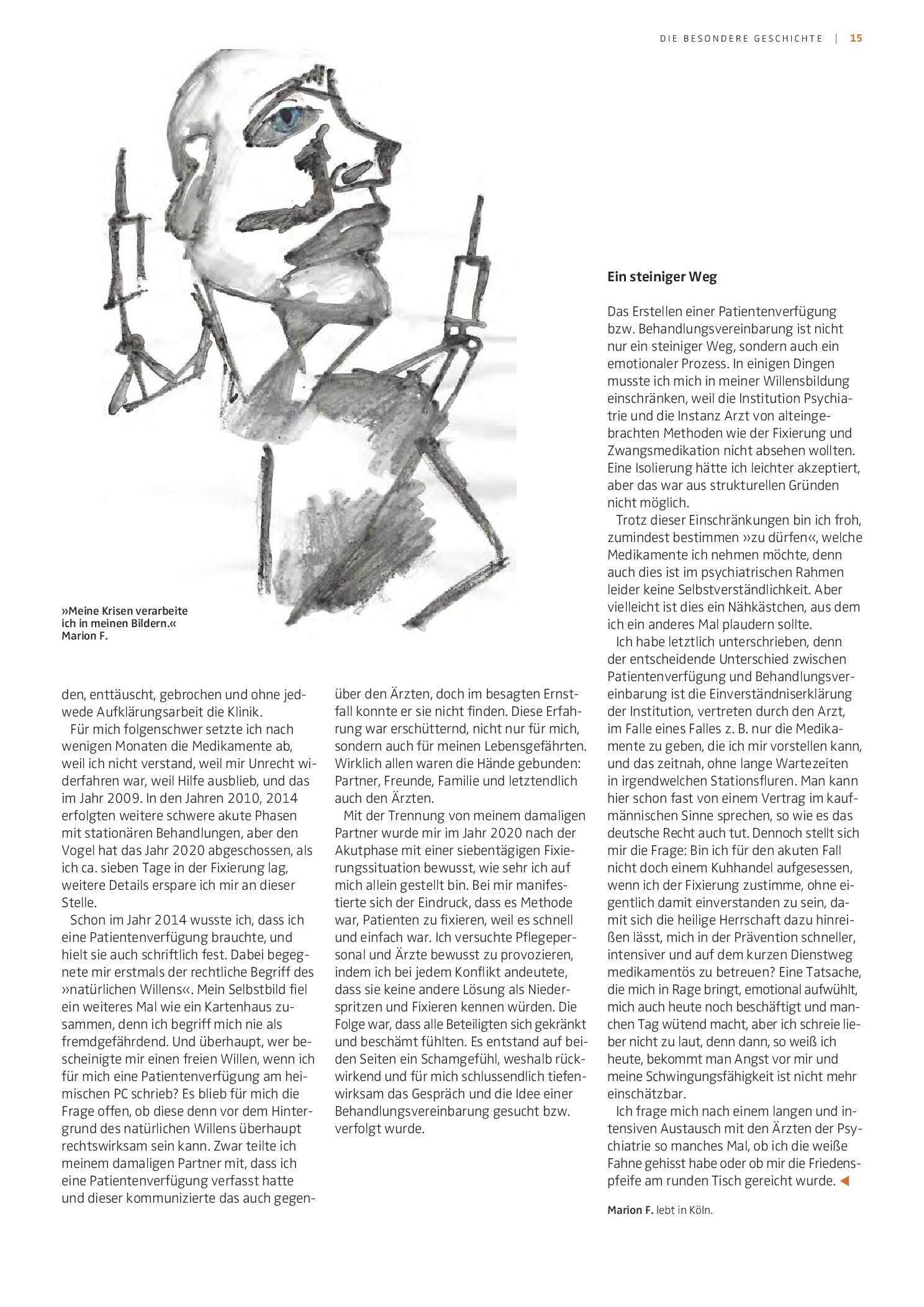 Vorschauseite 2: Eine psychiatrische Friedenspfeife