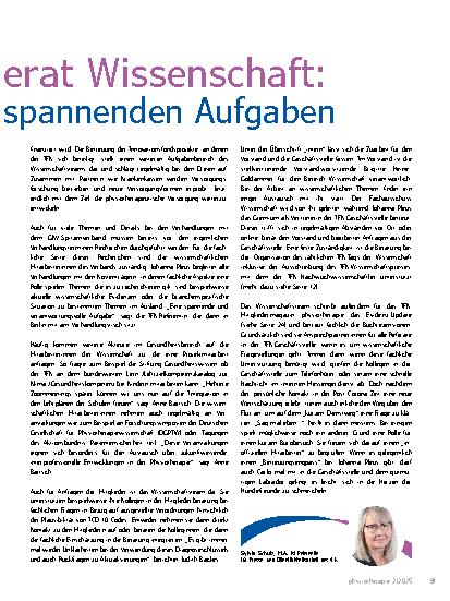 Vorschauseite 2: Das IFK Referat Wissenschaft: Trio mit spannenden Aufgaben
