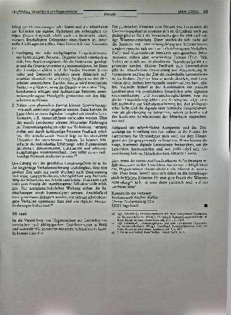 Vorschauseite 6: Vermittlung von Hygienewissen (nur) per Video? - Einige rechtliche und lernpädagogische Aspekte