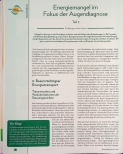 Vorschauseite 1: Energiemangel im Fokus der Augendiagnose Teil 2