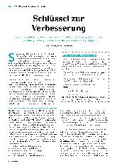 Vorschauseite 1: Schlüssel zur Verbesserung